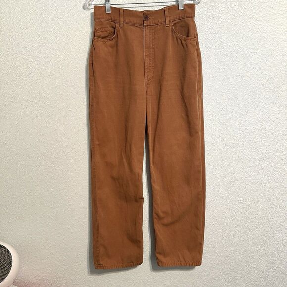 Reformation Denim - Reformation Jeans Women’s Size 29 High Rise Linen Toffee Brown Soft Pants USA